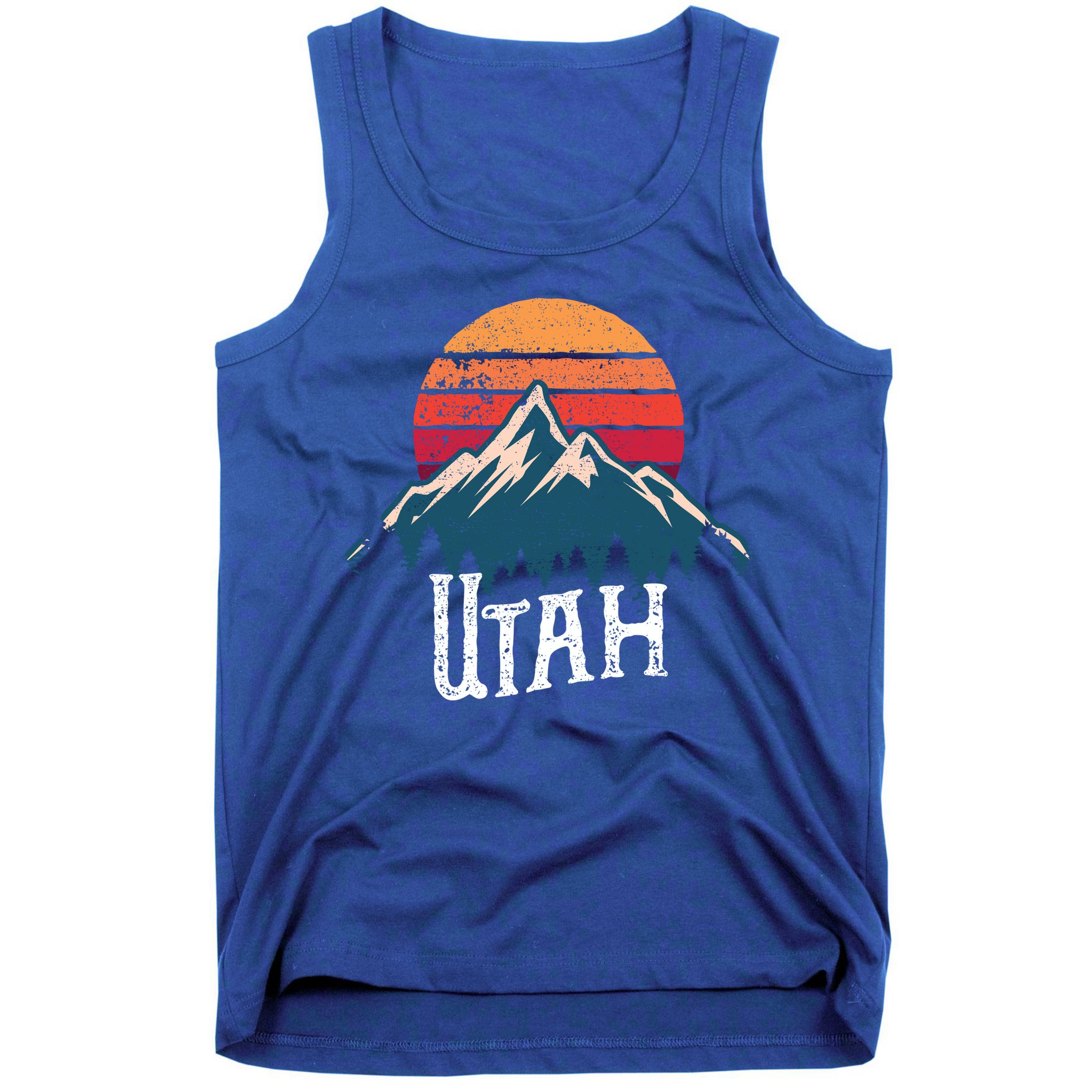 Retro Utah Ut Mountains Outdoor Wildness Funny Gift Tank Top