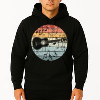 Retro Uke Ukulele Player Funny Ukulele Music Hoodie