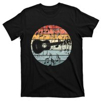 Retro Uke Ukulele Player Funny Ukulele Music T-Shirt