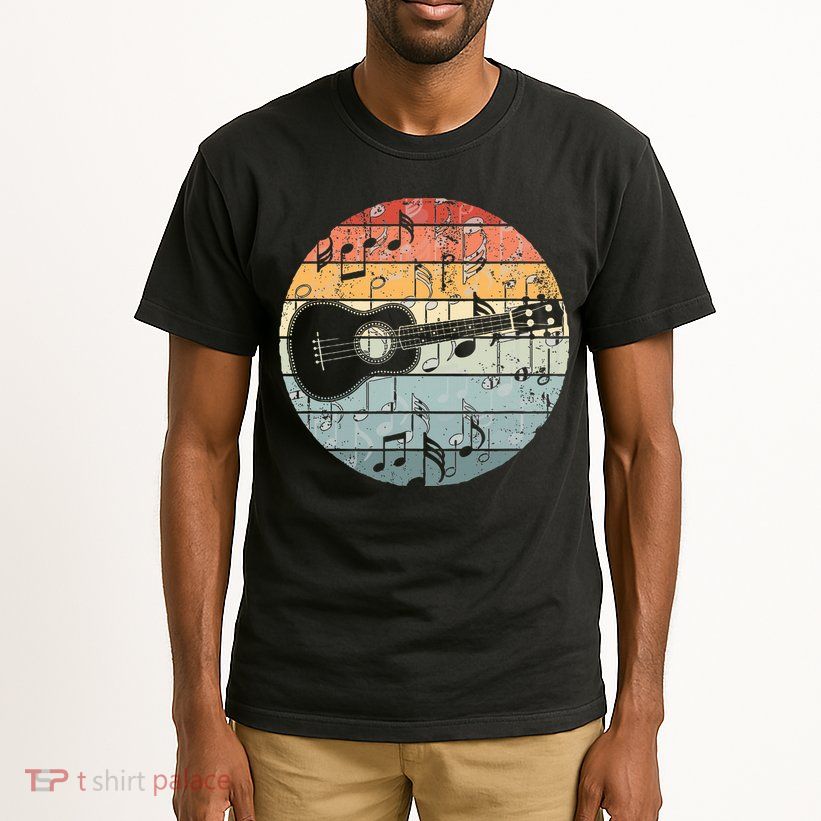 Retro Uke Ukulele Player Funny Ukulele Music Tall T-Shirt