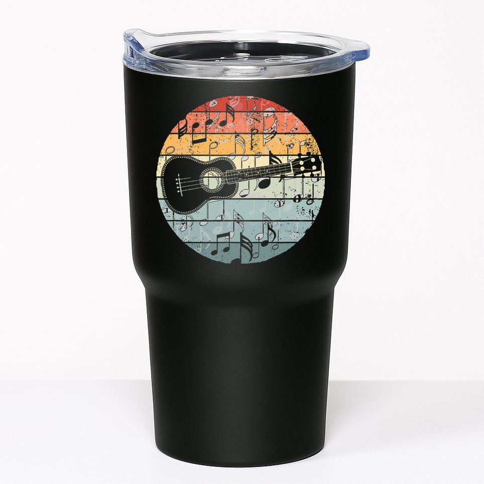 Retro Uke Ukulele Player Funny Ukulele Music Tumbler
