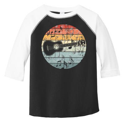 Retro Uke Ukulele Player Funny Ukulele Music Toddler Fine Jersey T-Shirt