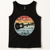 Retro Uke Ukulele Player Funny Ukulele Music Tank Top