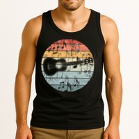 Retro Uke Ukulele Player Funny Ukulele Music Tank Top