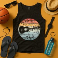Retro Uke Ukulele Player Funny Ukulele Music Tank Top