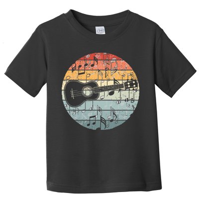 Retro Uke Ukulele Player Funny Ukulele Music Toddler T-Shirt