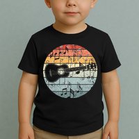 Retro Uke Ukulele Player Funny Ukulele Music Toddler T-Shirt