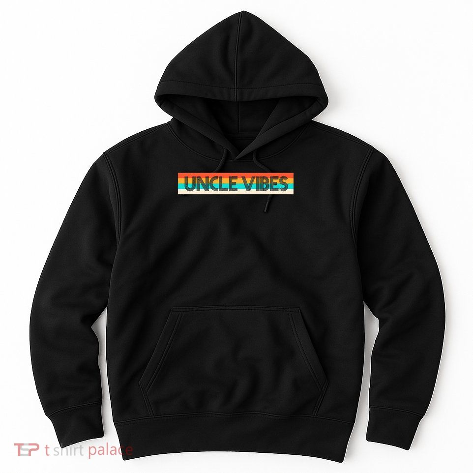 Retro Uncle Vibes Funny Cute Gift Hoodie