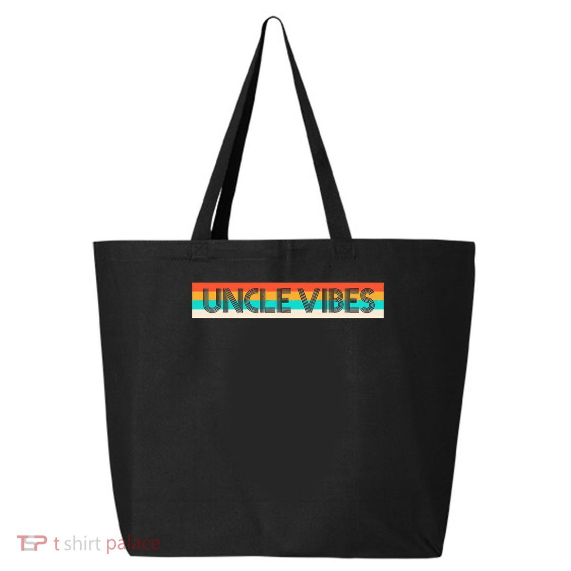 Retro Uncle Vibes Funny Cute Gift 25L Jumbo Tote