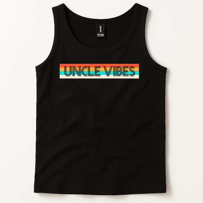 Retro Uncle Vibes Funny Cute Gift Tank Top