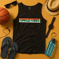 Retro Uncle Vibes Funny Cute Gift Tank Top