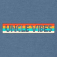 Retro Uncle Vibes Funny Cute Gift Garment-Dyed Sweatshirt