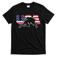 Retro USA Wrestling Apparel  American Gifts for US Wrestler  T-Shirt