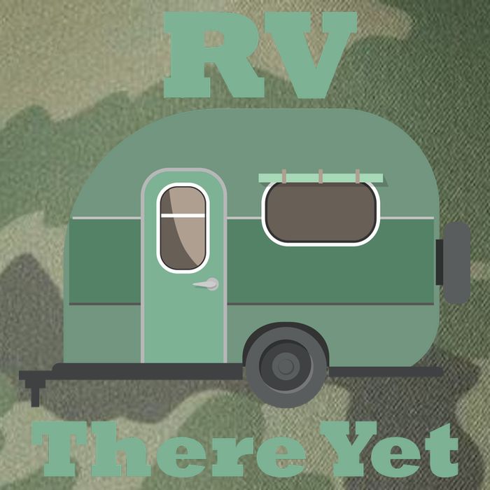 RV There Yet Legacy Tie Dye Trucker Hat