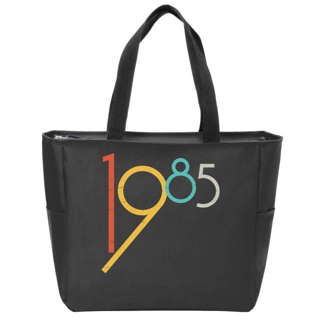 Retro Vintage 1985 40th Birthday Zip Tote Bag
