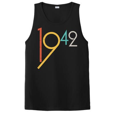 Retro Vintage 1942 80th Birthday PosiCharge Competitor Tank