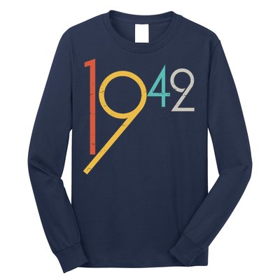 Retro Vintage 1942 80th Birthday Long Sleeve Shirt