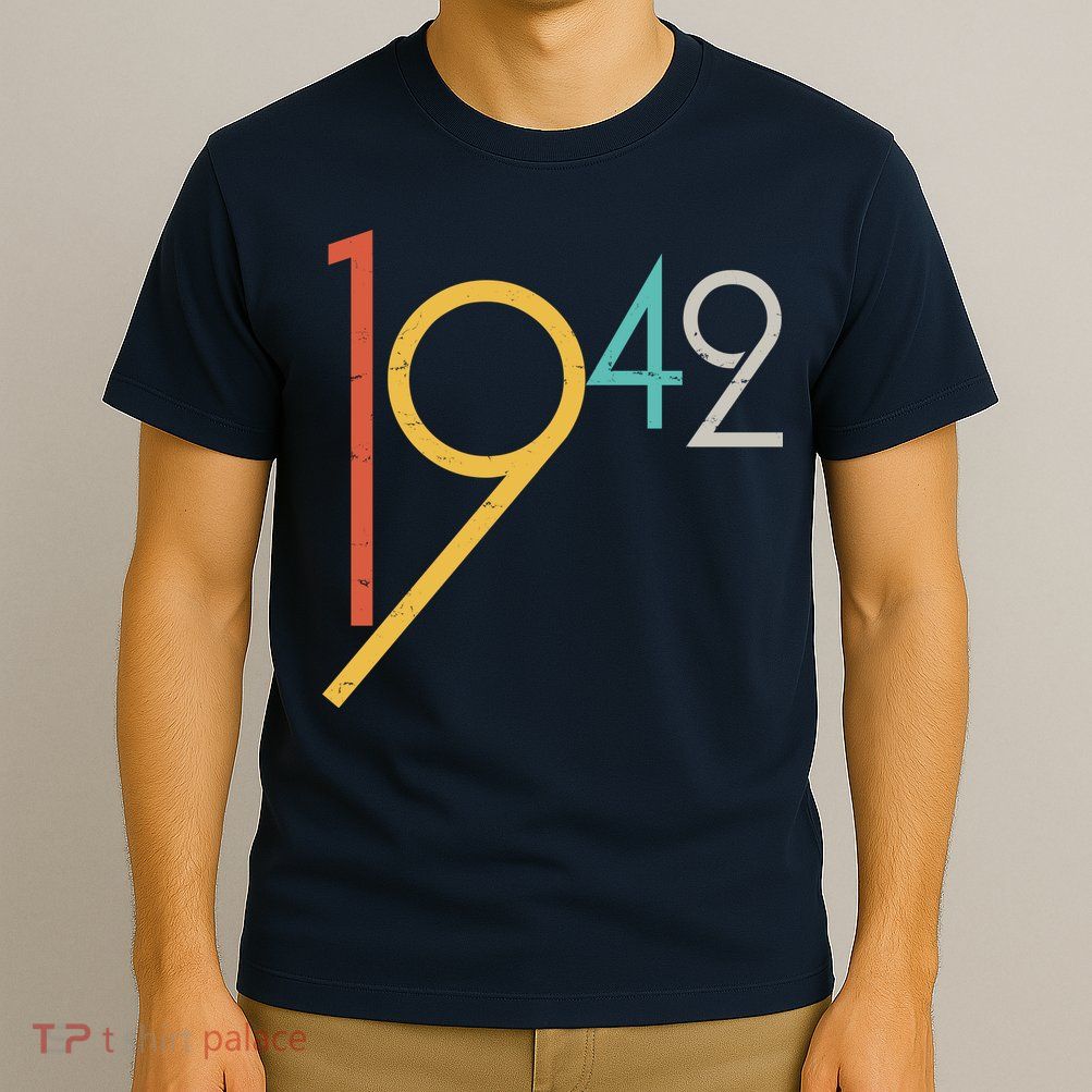 Retro Vintage 1942 80th Birthday T-Shirt