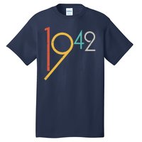 Retro Vintage 1942 80th Birthday Tall T-Shirt