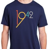 Retro Vintage 1942 80th Birthday Adult ChromaSoft Performance T-Shirt