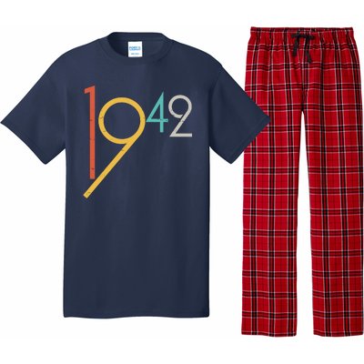 Retro Vintage 1942 80th Birthday Pajama Set