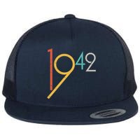 Retro Vintage 1942 80th Birthday Flat Bill Trucker Hat