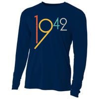 Retro Vintage 1942 80th Birthday Cooling Performance Long Sleeve Crew