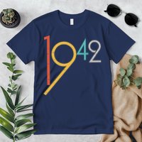 Retro Vintage 1942 80th Birthday Premium T-Shirt