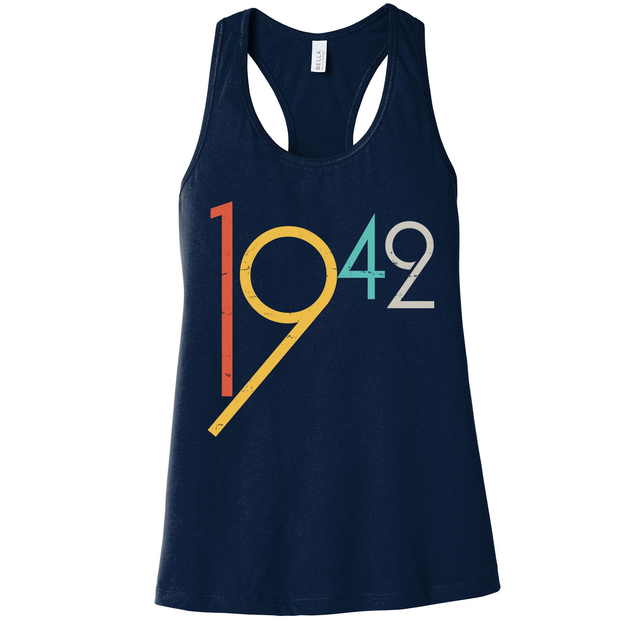 Retro Vintage 1942 80th Birthday Womens Tank Top