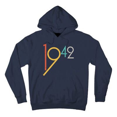 Retro Vintage 1942 80th Birthday Tall Hoodie