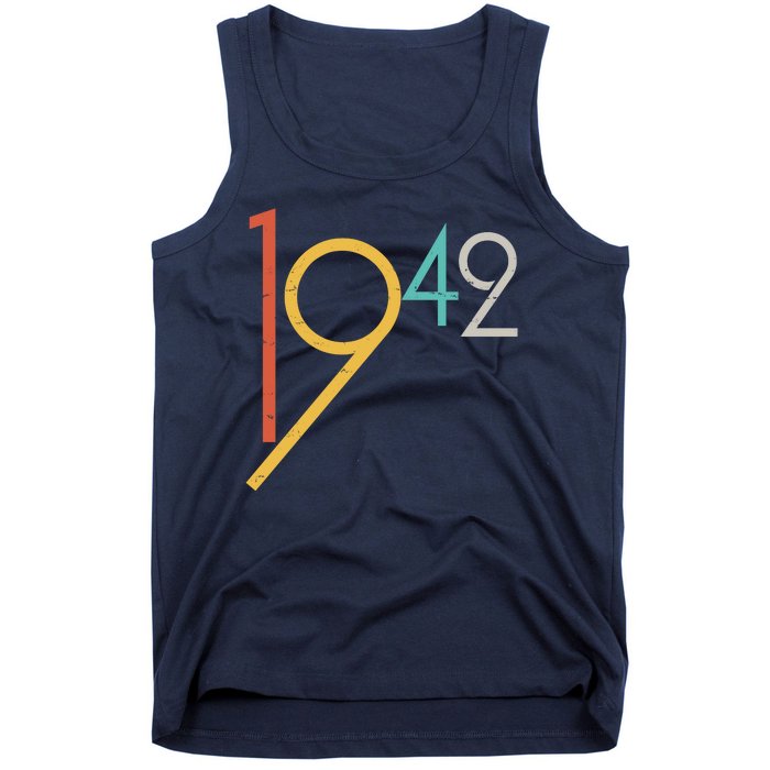 Retro Vintage 1942 80th Birthday Tank Top