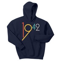 Retro Vintage 1942 80th Birthday Kids Hoodie