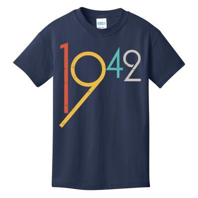 Retro Vintage 1942 80th Birthday Kids T-Shirt