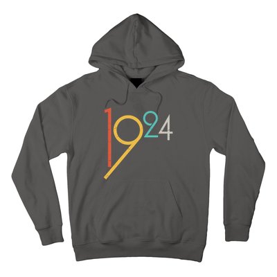 Retro Vintage 1924 100th Birthday Hoodie