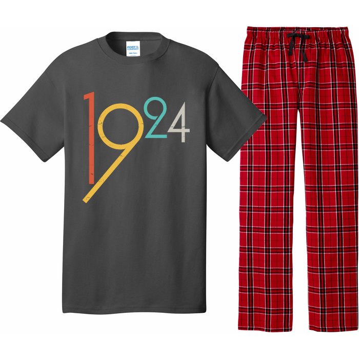 Retro Vintage 1924 100th Birthday Pajama Set