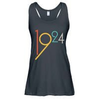 Retro Vintage 1924 100th Birthday Ladies Essential Flowy Tank