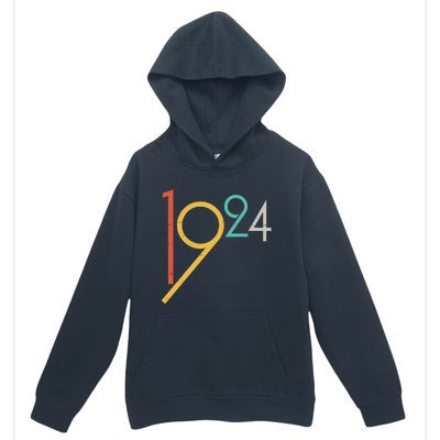 Retro Vintage 1924 100th Birthday Urban Pullover Hoodie