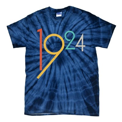 Retro Vintage 1924 100th Birthday Tie-Dye T-Shirt