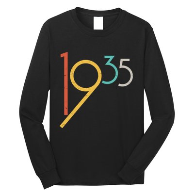 Retro Vintage 1935 90th Birthday Long Sleeve Shirt