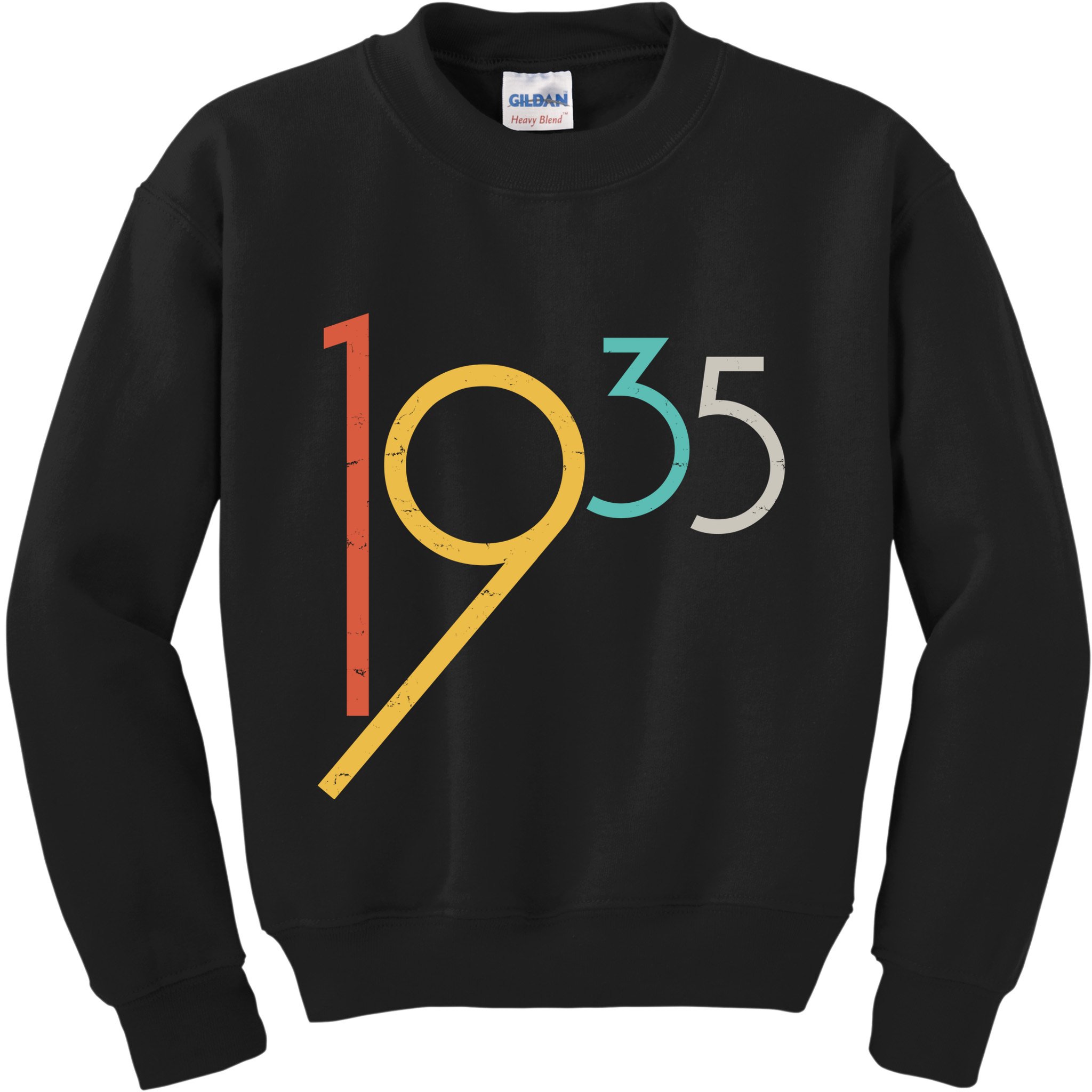 Retro Vintage 1935 90th Birthday Kids Sweatshirt