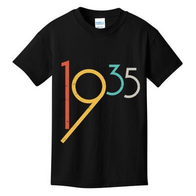 Retro Vintage 1935 90th Birthday Kids T-Shirt