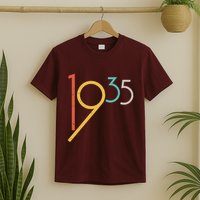 Retro Vintage 1935 90th Birthday T-Shirt