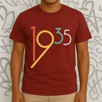Retro Vintage 1935 90th Birthday T-Shirt