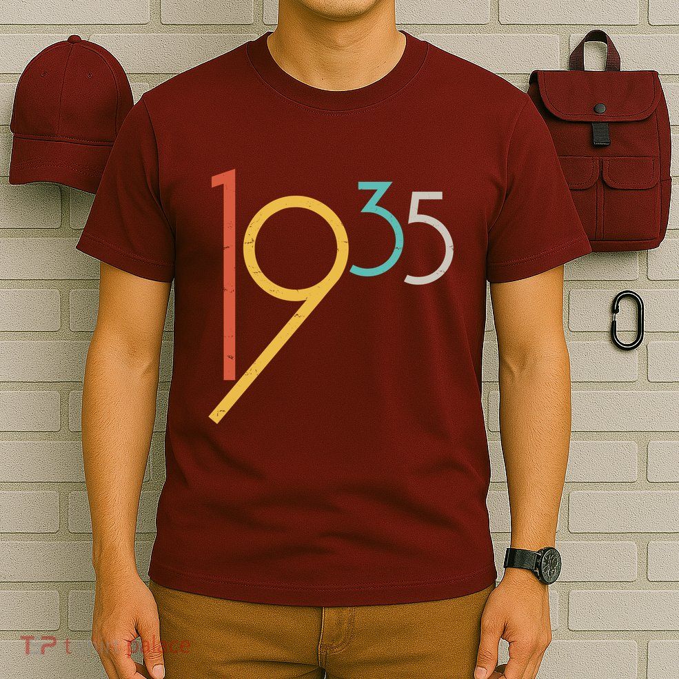 Retro Vintage 1935 90th Birthday T-Shirt