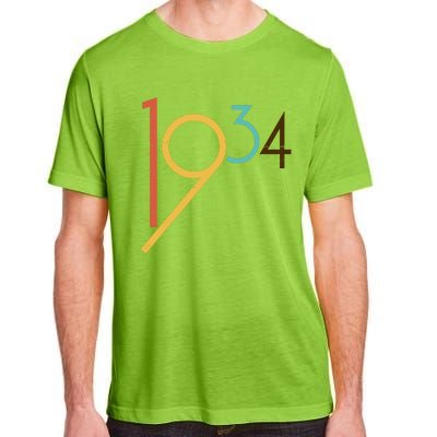 Retro Vintage 1934 90th Birthday Adult ChromaSoft Performance T-Shirt