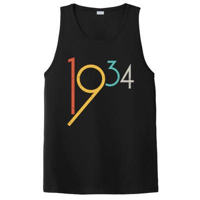 Retro Vintage 1934 90th Birthday PosiCharge Competitor Tank