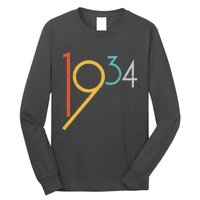 Retro Vintage 1934 90th Birthday Long Sleeve Shirt