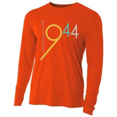 Retro Vintage 1944 80th Birthday Cooling Performance Long Sleeve Crew