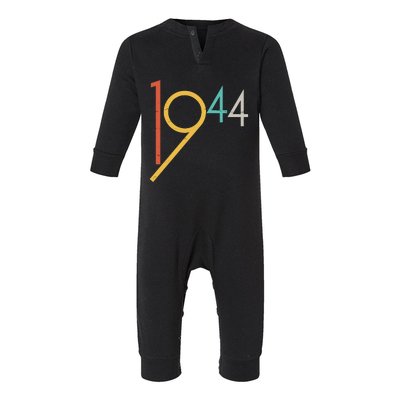 Retro Vintage 1944 80th Birthday Infant Fleece One Piece