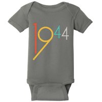 Retro Vintage 1944 80th Birthday Baby Bodysuit